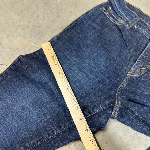 Levis 512 Bootcut Jeans 10 S Perfectly Slimming 28x28 Stretch Denim Mid Rise - Picture 7 of 11